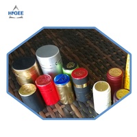 Film thermorétractable en PVC populaire en vente chaude, capsules pour bouteilles de vin, capsules en feuille d'aluminium pour champagne