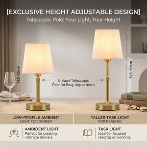 Hot Selling Cross-Border USB LED Night <b>Light</b> Modern Fabric Metal Table Lamp <b>Touch</b> Charging Creative <b>Bedside</b> Decorative - Product Image 3