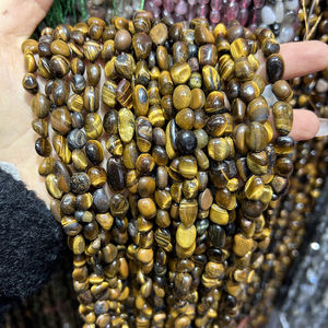 สร้อยคริสตัลธรรมชาติแบบทำมือลูกปัดเรซินผิวเรียบ6*8มม. ชิปอัญมณีเกลือกกลิ้งหลวมรูปทรงไม่สม่ำเสมออุปกรณ์เสริมการทำเครื่องประดับ - Product Image 4