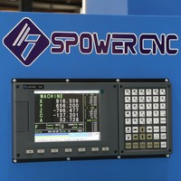 Machine de fraisage CNC 5 axes avec changeur d'outils, Syntec NC Studio ATC SPower Motor, pour le bois, l'aluminium, la pierre, la sculpture 3D, haute précision