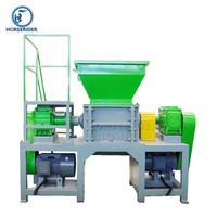 Broyeur industriel à double arbre, multifonctionnel, pour plastique et bois, haute efficacité, machines de broyage