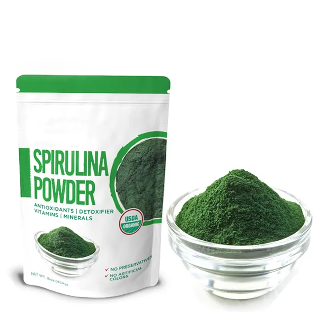 ISO 100% natural water soluble spirulina extract organic powder spirulina extract spirulina tablet for animals feed