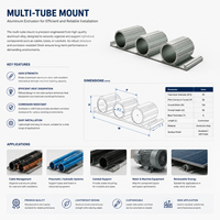 Profils d'extrusion en aluminium sur mesure, série industrielle, traitement de surface anodisé, profil en aluminium pour équipement de cadre