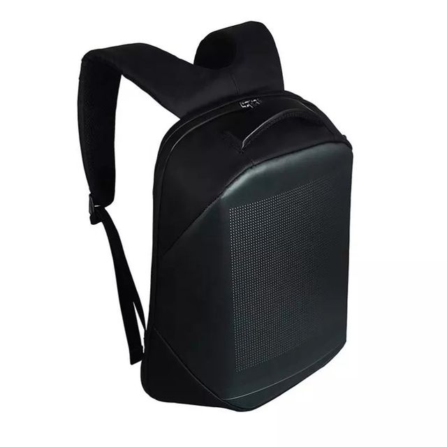 Hot Selling Smart Led Bag Amusing Waterproof  Laptop Smart Advertising School Bag Screen Display Programmable Led Light Backpack