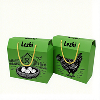Carton de plateau à oeufs imprimé personnalisé Carton ondulé épais Boîte de poussin de ferme Cadeau Boîtes d'emballage d'oeufs pour aliments agricoles