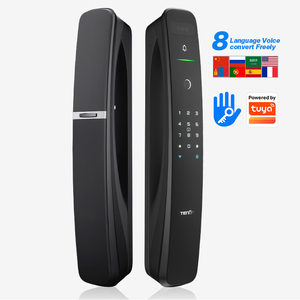 Khóa cửa điện tử thông minh Tuya tự động A9X, mở bằng mật mã, vân tay, đẩy kéo & chìa khóa, dùng cho gia đình - Product Image 1