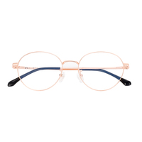 Vintage de plata de diseño redondo marco óptica óptico de gafas Unisex