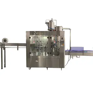 High Safety Factor 4000BPH Long Service Life Automatic Capping Liquid Juice Filling Machine