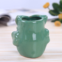 Mini plantes en Pot pour ornements de jardin, pots de fleurs en céramique multicolores et créatifs en forme d'animal, ornement de la maison, htlh 580