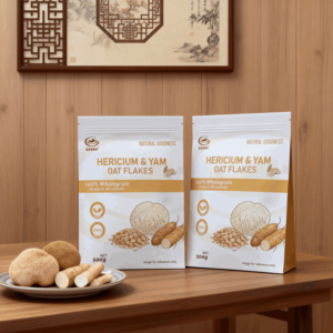 Cereal de Avena Integral con Hericium y Ñame, Hojuelas de Avena Instantáneas - Product Image 4