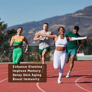 Fórmula natural OEM Shilajit + Extracto de ginseng suplemento dietético gomitas compatible con la mejora de la resistencia y el aumento de la energía - Product Image 3