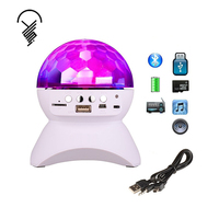 Boule magique RGB disco en cristal led, 1 pièce, éclairage de scène, fête disco