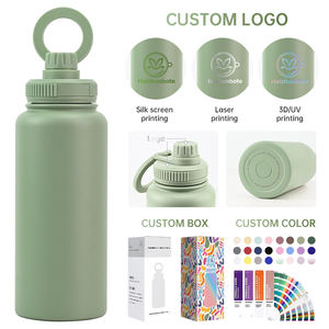 Изготовленный на заказ стакан 32 унции 32 унции с порошковым покрытием двойной стенкой вакуумной изоляцией из нержавеющей стали magsafe бутылка для воды с держателем телефона - Product Image 4