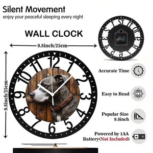 <span class=keywords><strong>Horloge</strong></span> ronde en fer de 25 cm conçue comme une <span class=keywords><strong>piscine</strong></span> à eau chaude - Product Image 2