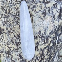 Varita de Masaje de Amatista Natural, Varita Grande de Cristal, Masaje Artificial Tallado a Mano para Mujeres