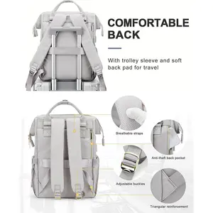 Have USB Port Portable Charging Comfortable Back Design Laptop Backpack With Notebook Interlayer Backpack.