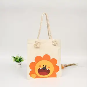 Eco Vriendelijke Recycle Standaard Maat Canvas Tote Boodschappentassen