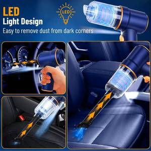 Aspirador de coche de mano recargable portátil 5Kpa con Base de carga soplado y succión 2 en 1 aspirador de coche inalámbrico - Product Image 6