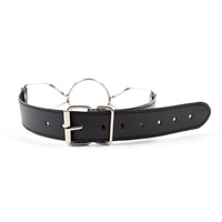 Ball Gag en Cuir avec Bouche de Papillon Sexy de Grande Taille pour Couple, Jouet de Bondage Sexuel