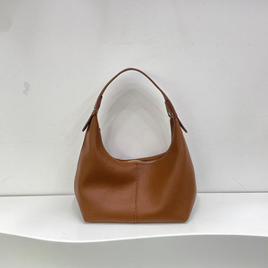 Korean-style Shoulder Underarm Dumpling <b>Bag</b> Autumn Winter Women's Handbag Single <b>Strap</b> Polyester PU Zipper Closure - Product Image 3