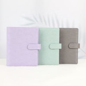 Carnet A6 en cuir PU chaud, reliure spirale, avec <span class=keywords><strong>enveloppe</strong></span> sans fermeture éclair, feuille de tableau de bord, 100 feuilles - Product Image 1