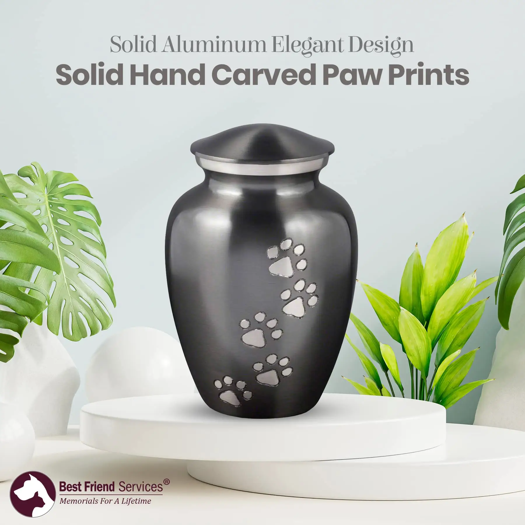 Petdom Pet Cremation Urns And Metal Memorial Cat Dog Pet Urns For Ashes