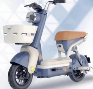 Mini Scooter de 2 Plazas, 350W, 48V, Batería Extraíble, Bicicleta Urbana Pequeña para Damas, Viajes Diarios Familiares - Product Image 2