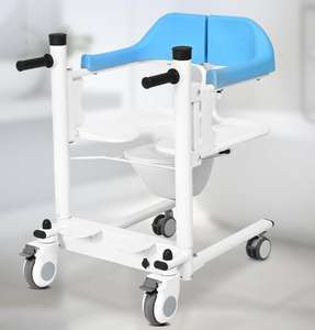 Silla de transferencia de elevación de alta calidad Transporte Baño Asiento de inodoro Silla de ruedas - Product Image 6