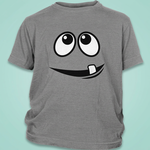 น่ารักตลกการ์ตูนหน้ายิ้มเสื้อยืดฤดูร้อนผู้หญิงลำลองระบายอากาศได้ดีเป็นมิตรกับสิ่งแวดล้อมป้องกันรังสียูวีแห้งเร็วกราฟิกแขนสั้น - Product Image 3