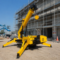 Grue araignée compacte de 10 tonnes avec nivellement automatique pour les opérations de levage en entrepôt et en usine au quotidien