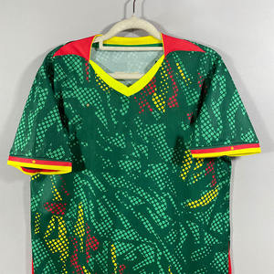 2526 Kameroen Nationaal Nieuw MBUEMO Milla Afrika Cup Abega Casual Goedkoop Hot Selling Volwassen Voetbalshirt Maillot De Foot Kameroen - Product Image 2