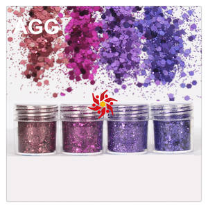 AGG-confeti de purpurina para decoración de cosméticos, multicolor - Product Image 3