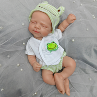 Poupées Reborn Miniatures en Silicone Intégral, Réalistes comme des Bébés Véritables, 30 cm, Corps Souple, Caractéristiques Détaillées, Cadeau de Collection