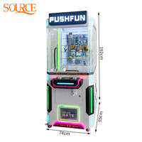 Machine à prix en métal à monnayeur, personnalisable OEM, avec support anglais, design futuriste, pour les passionnés d'arcade et les centres de jeux