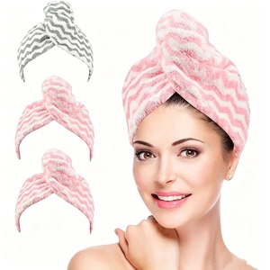 Asciugamano per Capelli in Microfibra Assorbente Economico e di Tendenza per Doccia e Spa - Product Image 5