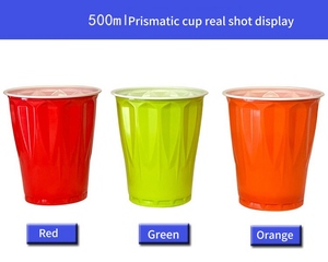 Hot bán 16oz tùy chỉnh dùng một lần PP cốc nhựa 500ml Bộ đồ ăn cho đồ uống nước trái cây biểu tượng tùy chỉnh - Product Image 2