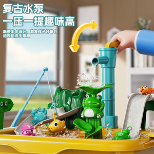 <b>Dropshipping</b> Shopify Kids Electric Dishwasher Toy Set Fishing Water Play Kitchen Pretend Gift - Product Image 4