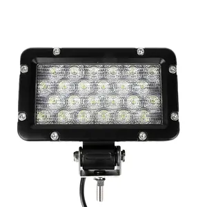 LC High Power 72 Watts Flood Led Work Lights IP68 7200lm Car LED Light Bar For offroad truck 4x4