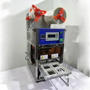 Máquina seladora de bandeja de alimentos CPET de plástico semiautomática