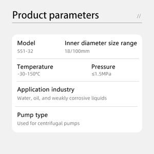 <span class=keywords><strong>2025</strong></span> con dấu than chì tùy chỉnh mới 18-100mm con dấu trục thép không gỉ cho Bơm ly tâm - Product Image 5
