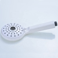 Ensemble de douche à main en plastique ABS, finition chromée, sortie d'eau unique, buse facile à nettoyer, usage hôtelier