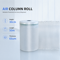 Rouleau de sacs de protection gonflables en PE pour tubes à essai en verre, amortissants, imperméables et recyclables