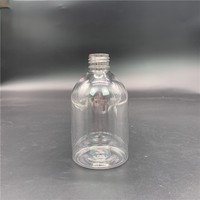 Bouteille pompe en plastique PET transparente de 250 ml, vide, pour distributeur de savon liquide, rechargeable, pour lotion, shampoing, emballage cosmétique