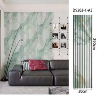 Panneau mural en WPC texturé 3D, classique, imperméable, décoratif, à rainures, pour salle de sport, salon, couloir, usage commercial