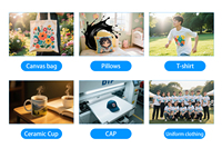 Printer Dtf kecepatan tinggi, Printer Dtf semua dalam satu pakaian, lebar cetak Desktop 30cm, Printer Dtf industri