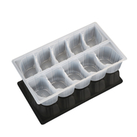 Hengmaster PP récipient alimentaire jetable emballage pour boulettes 10 paquets plateaux