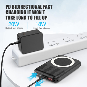 10000mAh PD22.5W Carga rápida 15W Banco de energía inalámbrico de alta calidad PowerBanks 10000mAh para <span class=keywords><strong>iPhone</strong></span> - Product Image 3