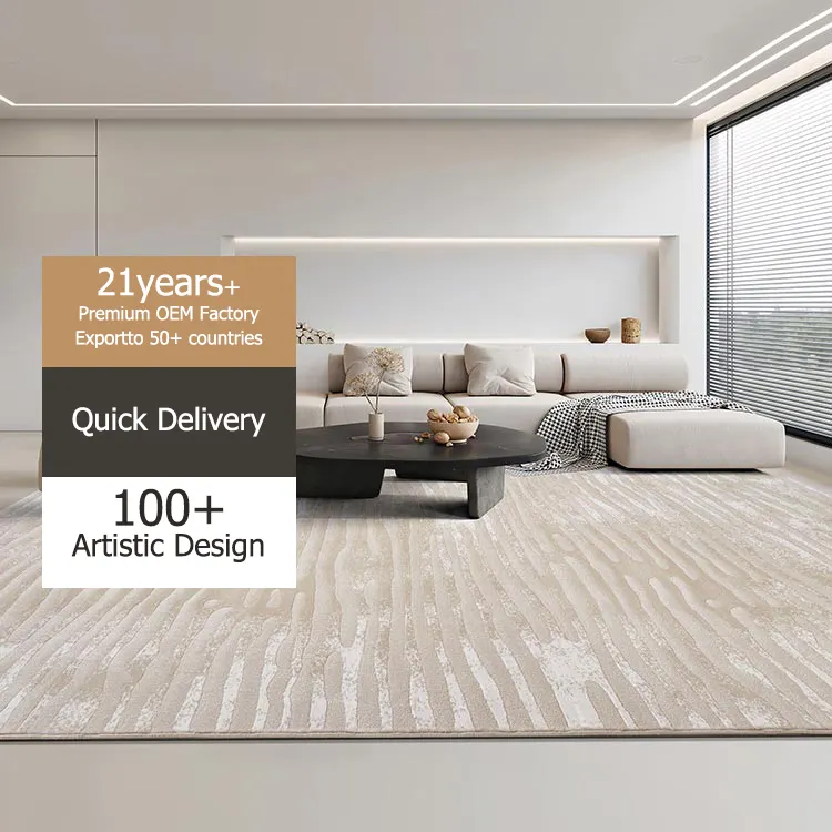Tapis à durée limitée salon grand luxe Tapis organiques 8x10 tapis abstrait