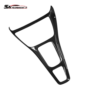 Sunmax pour Benz <span class=keywords><strong>AMG</strong></span> <span class=keywords><strong>GT</strong></span> GTR GTS C190 R190 2015-2018 fibre de carbone voiture Console <span class=keywords><strong>centrale</strong></span> panneau de changement de vitesse couverture accessoires intérieurs - Product Image 2