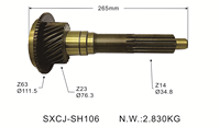 Boîte de vitesses Pièces auto OEM ME509577 / ME535076 / 432205H010 / ME502937 Arbre de transmission 63-23-14t Pour MITSUBISHI 4D34 TURBO PS125